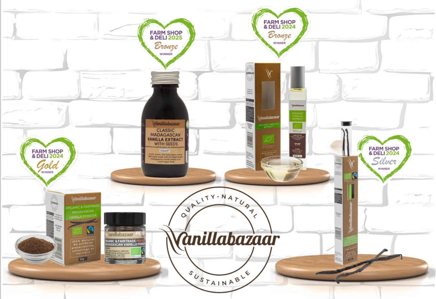 VanillaBazaar Award Winning Products